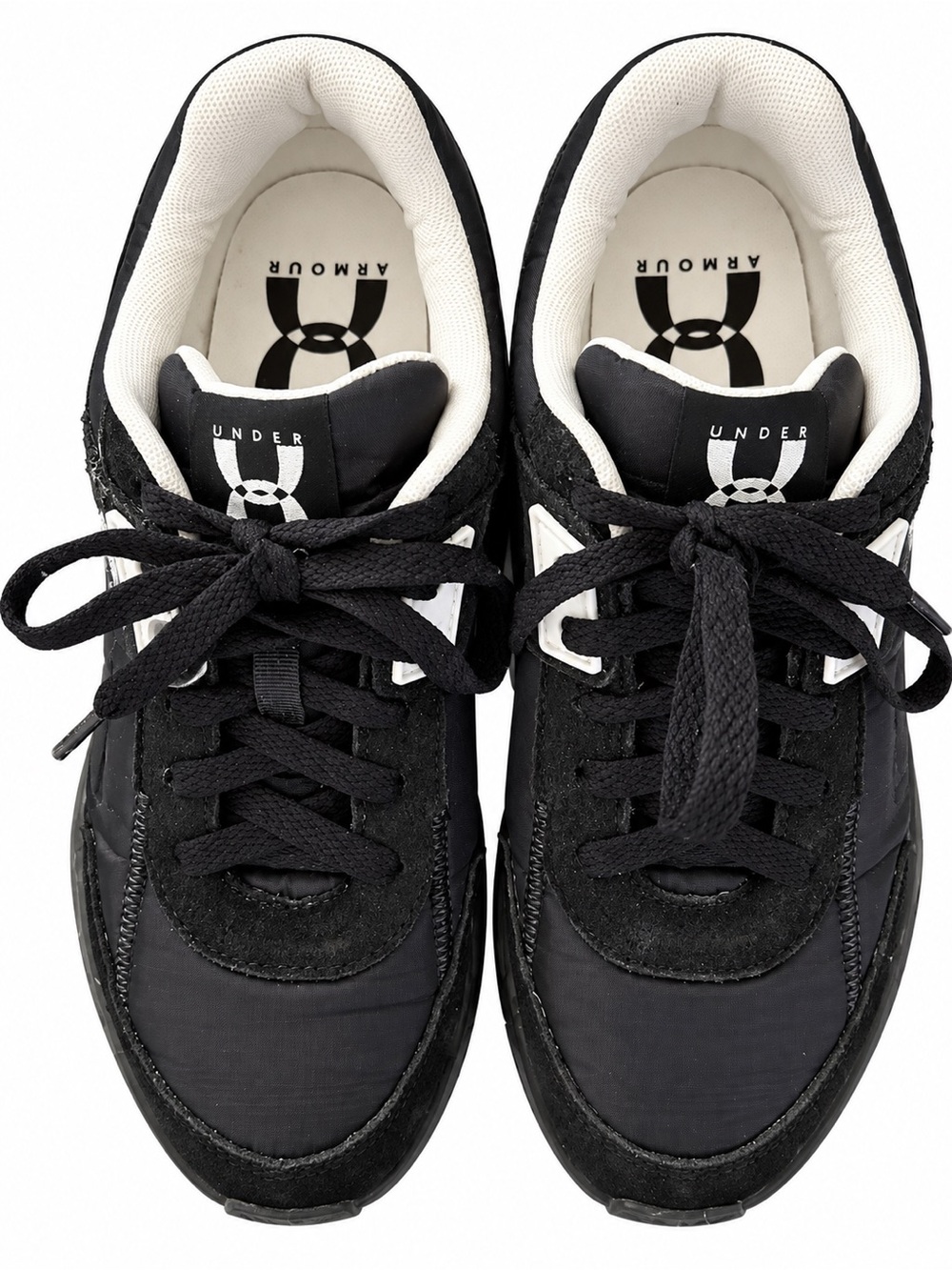 Under Armour Black and White Men’s Athletic Shoes